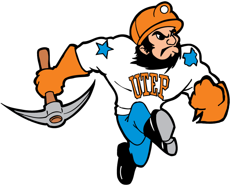 UTEP Miners 1992-2003 Mascot Logo t shirts iron on transfers v2